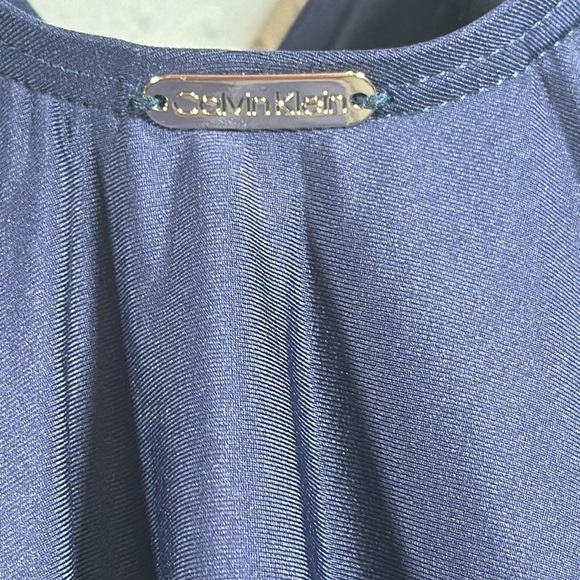 Calvin Klein Women's Standard Tankini Swimsuit Tummy Control Navy Blue size XS - Picture 7 of 16
